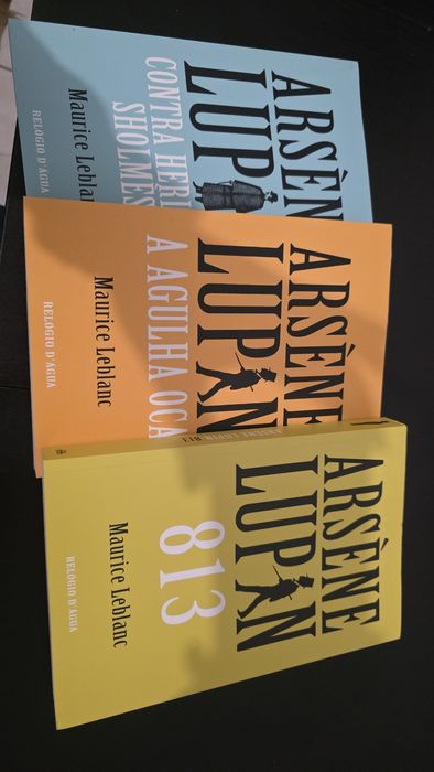 3 livros Arsène Lupin