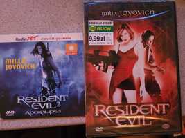DVD x2  Resident Evil cz. 1 i 2 Vision / Takt - Folia Lektor PL