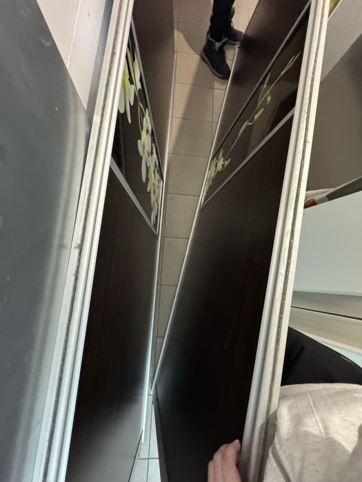 2x drzwi przesuwne do montażu szafy wys 254cm, szer 96cm