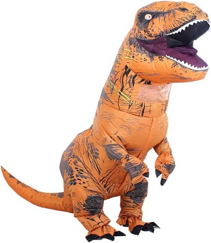 nadmuchiwany kostium gigantycznego T-REXA