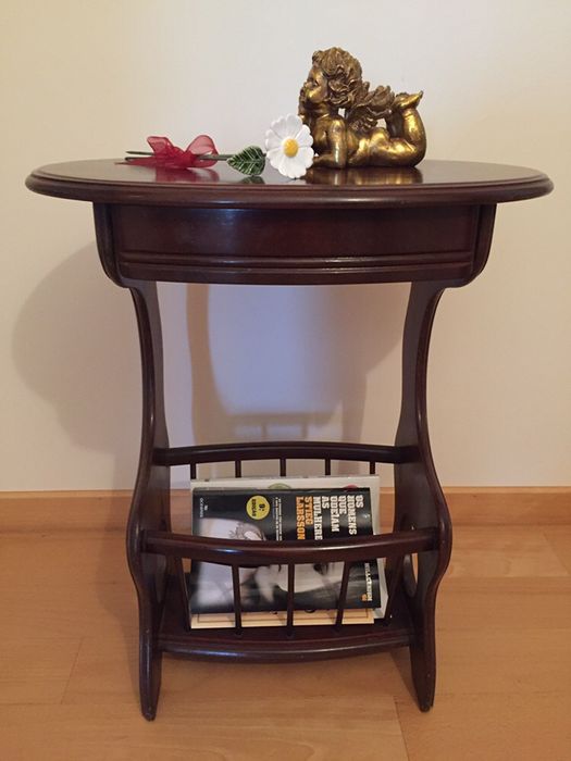 Livreiro com gaveta mogno