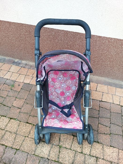 Dwa wózki dla lalek