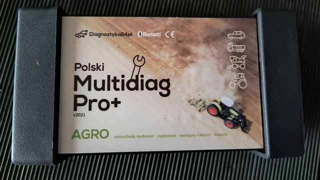 DIAGNOSTYKA polski multidiag pro+ agro OBD VAG