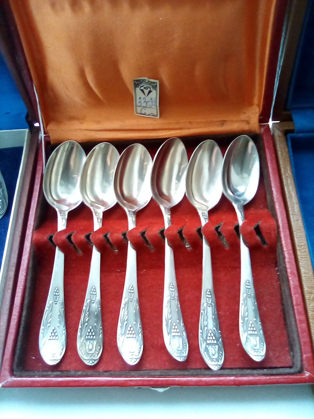 Серебряные ножи столовые десертные срібні серебро*916  jT ложки