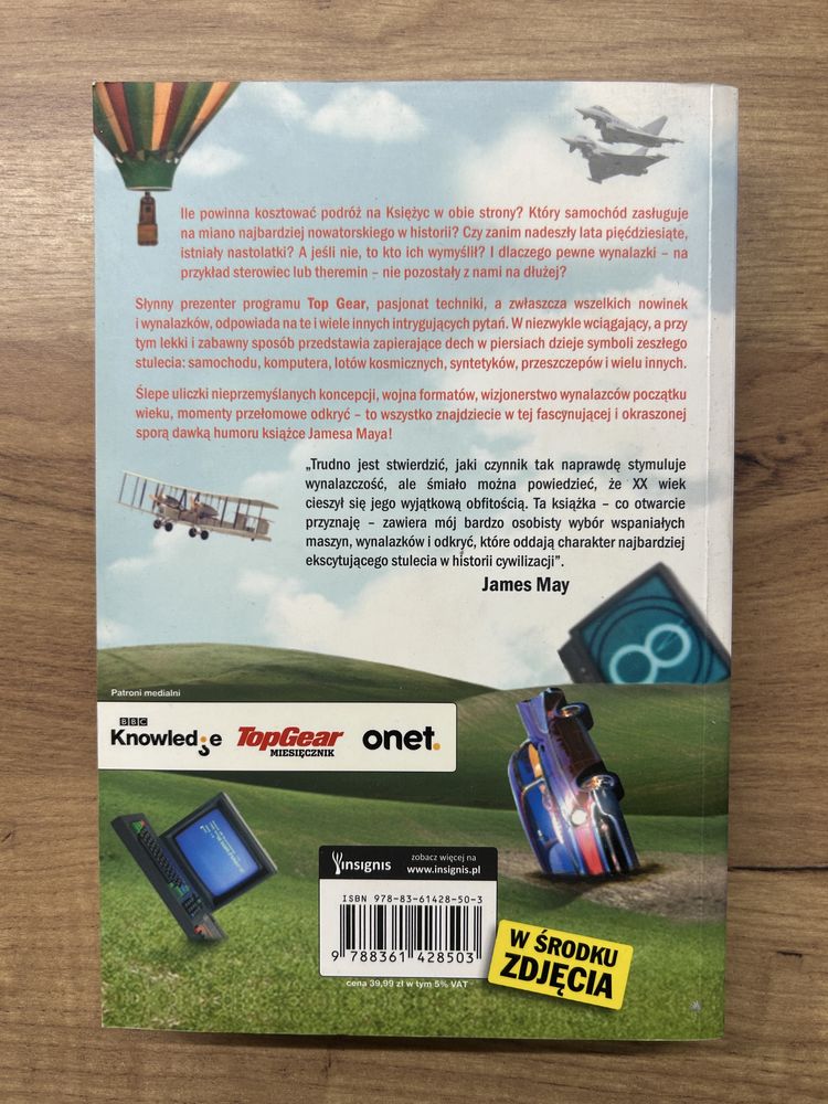 Książka James May i jego wspaniałe maszyny