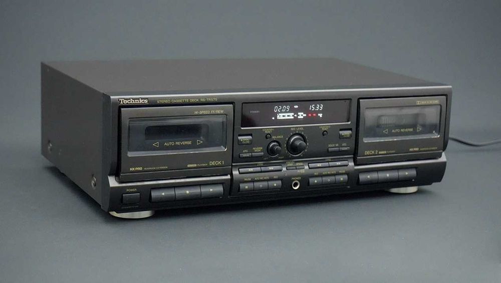 Magnetofon Technics RS-TR575 Automat Podwójna kaseta Tape DECK JAPAN !