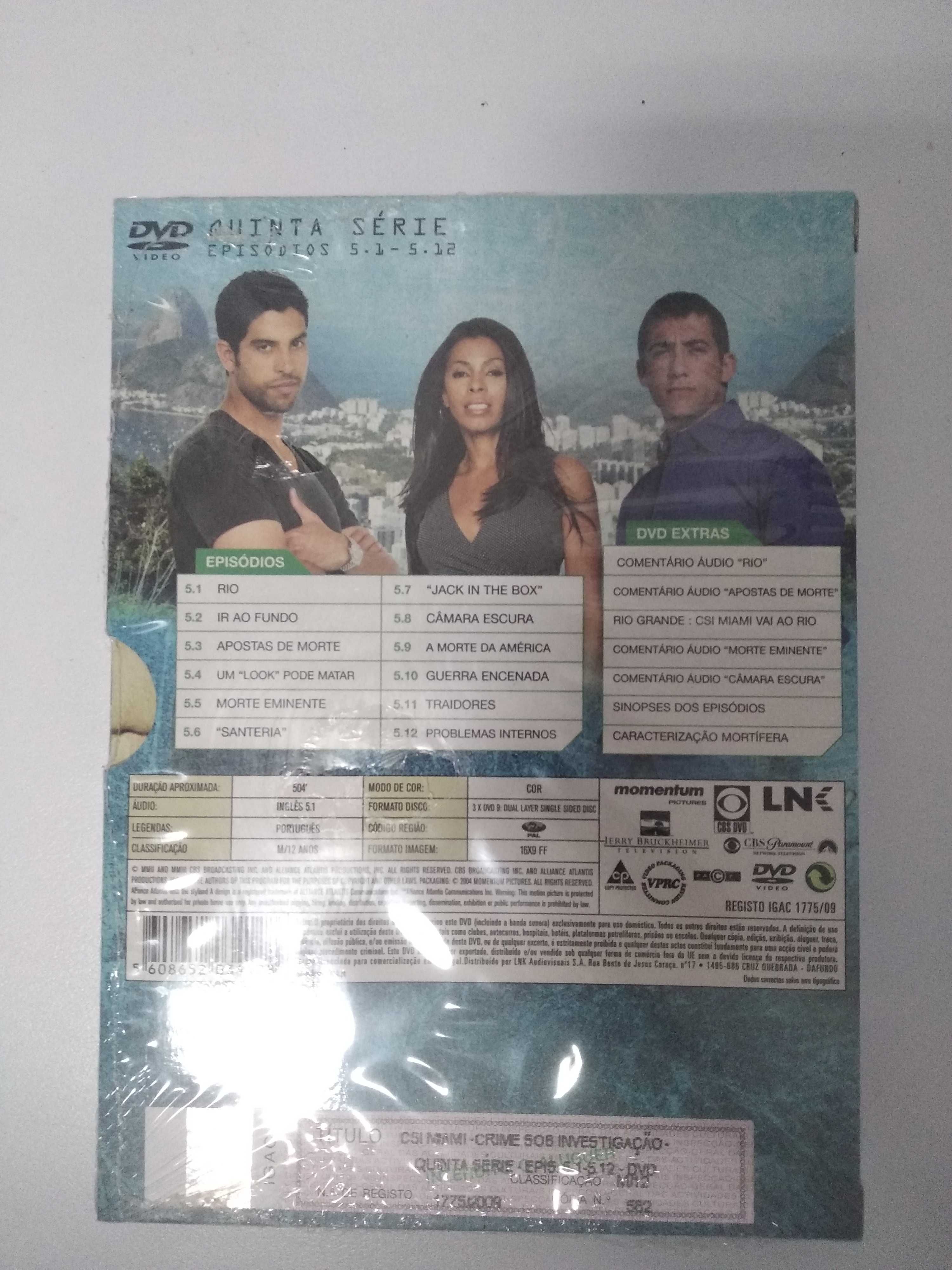 Serie DVD  - Csi Miami - 5ª temporada
