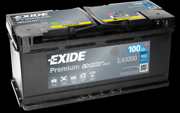 Akumulator Exide Premium 100Ah 900A EN PRAWY PLUS