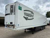 Schmitz Cargobull THERMO KING SL-400e / HAKÓWKA / GRUBA ŚCIANA 7 CM / 2008 ROK !!  4 zamknięcia / Hakowa do mięsa / Oś podnoszona / Diesel + Elektryk