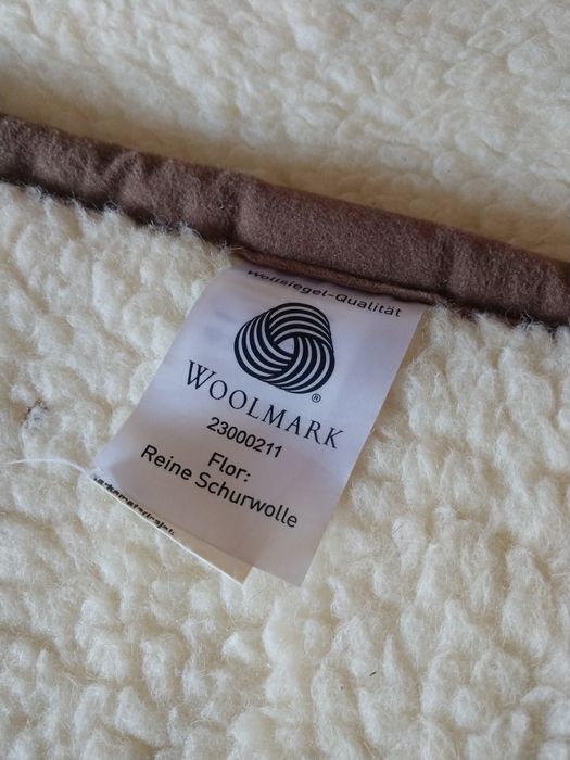 Одеяло плед woolmark