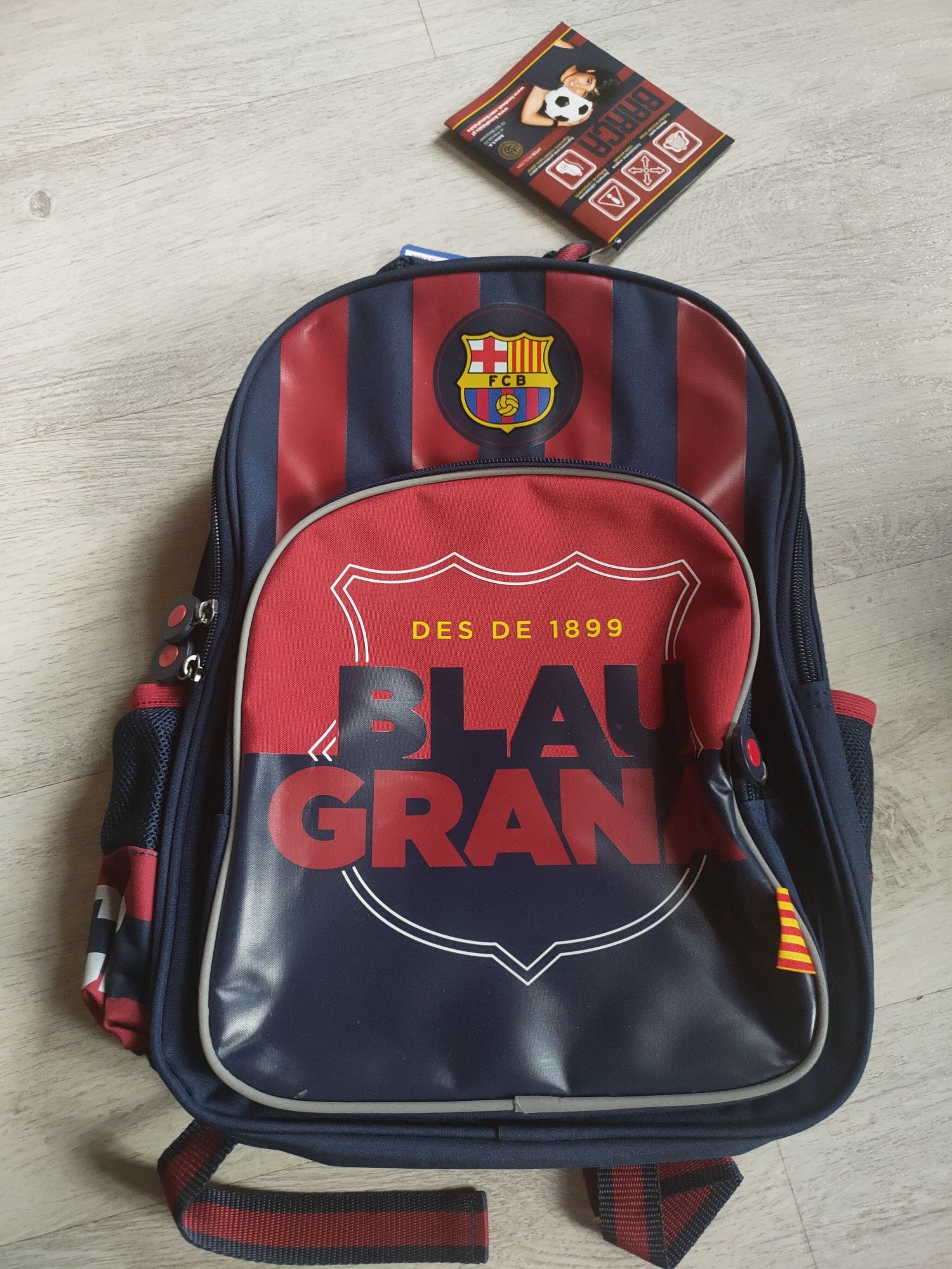 Nowy plecak Barca