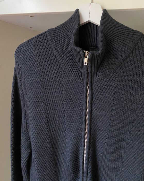 Superstainable męski sweter kardigan na suwak  L 40 100% Merino wool