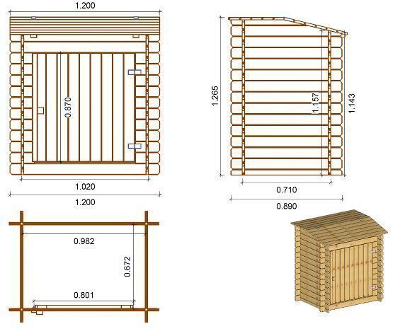 Basen ogrodowy drewniany 7,2m x 4,2m x H.1,45m BAS758OSP+SZA6