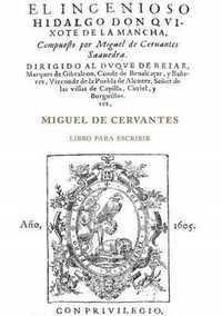 Miguel De Cervantes. Libro Para Escribir