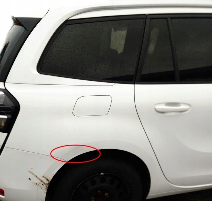 CITROEN C4 II GRAND PICASSO ĆWIARTKA BŁOTNIK PRÓG PRAWY TYŁ TYLNY EWP
