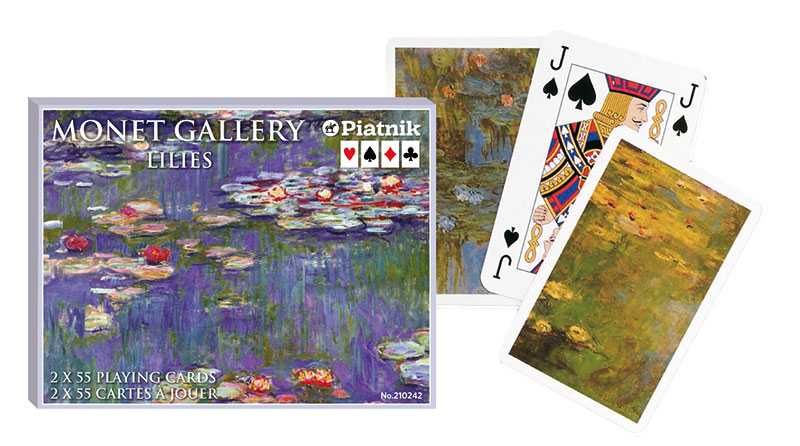 NOWE Piatnik karty do gry Claude Monet, Lilie