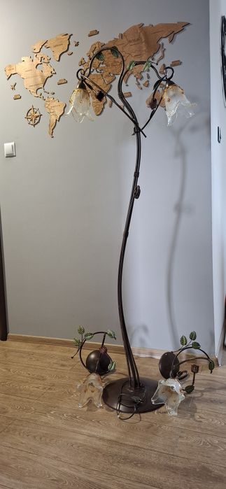 Zestaw oświetlenia – lampa wisząca + 2 kinkiety + lampa stojąca