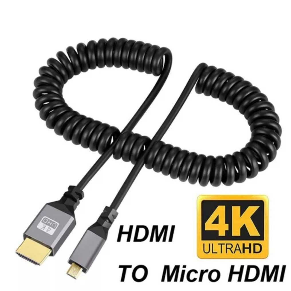 HDMI к Micro/Mini/HDMI 2.0 - Кабель 2.4 метра, 4К