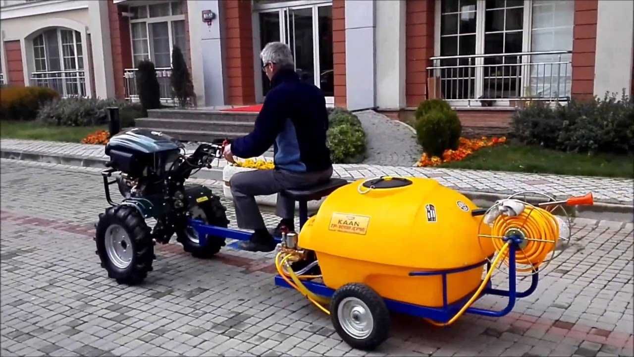 Opryskiwacz do ciągnika jednoosiowego glebogryzarki 300L spalinowy 7KM