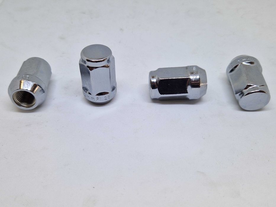 Гайка колісна закрита 12x1.25 конус цинк/хром Subaru/Nissan/Suzuki