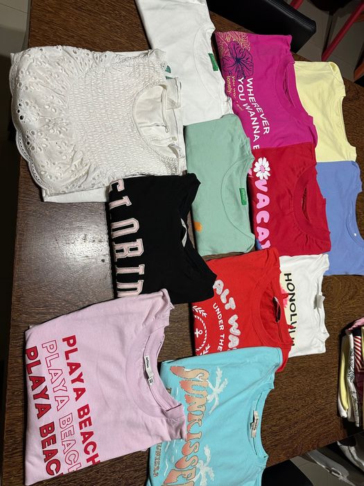 T-shirts menina novas apenas 2€ cada peça