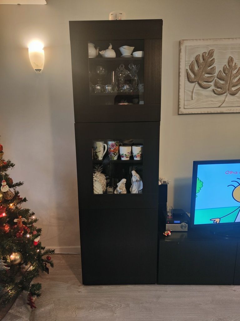 Móvel TV sala estar mais 2 mesinhas