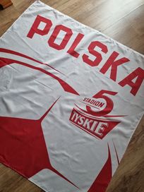 Flaga Polski Tyskie duża kolekcja