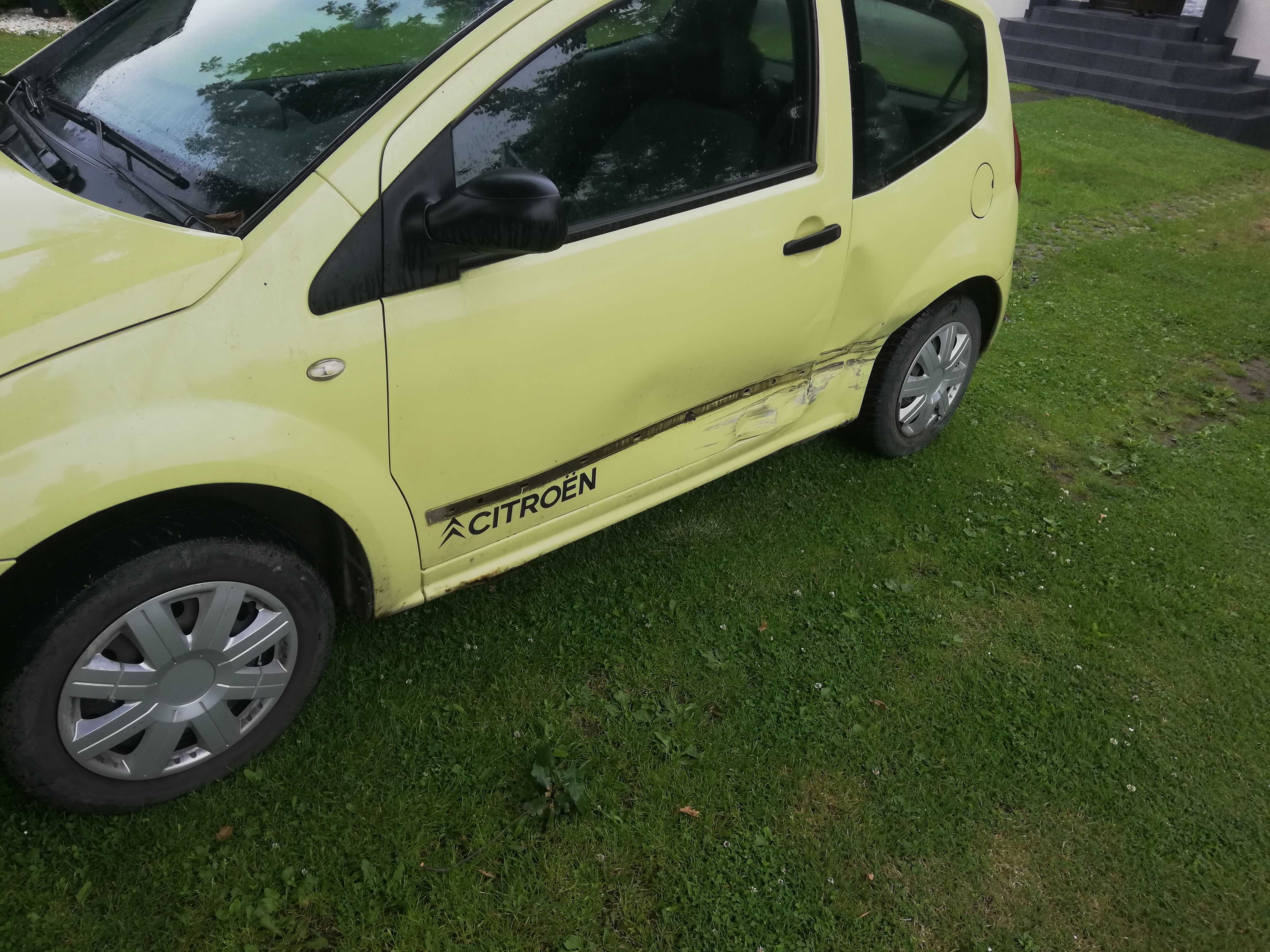 Citroen c2-uszkodzony