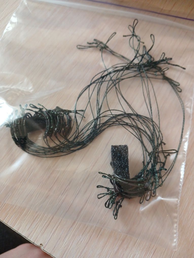Повідці, гачки коропові wade gape #8  (15-25 lb) повідковий матеріал
