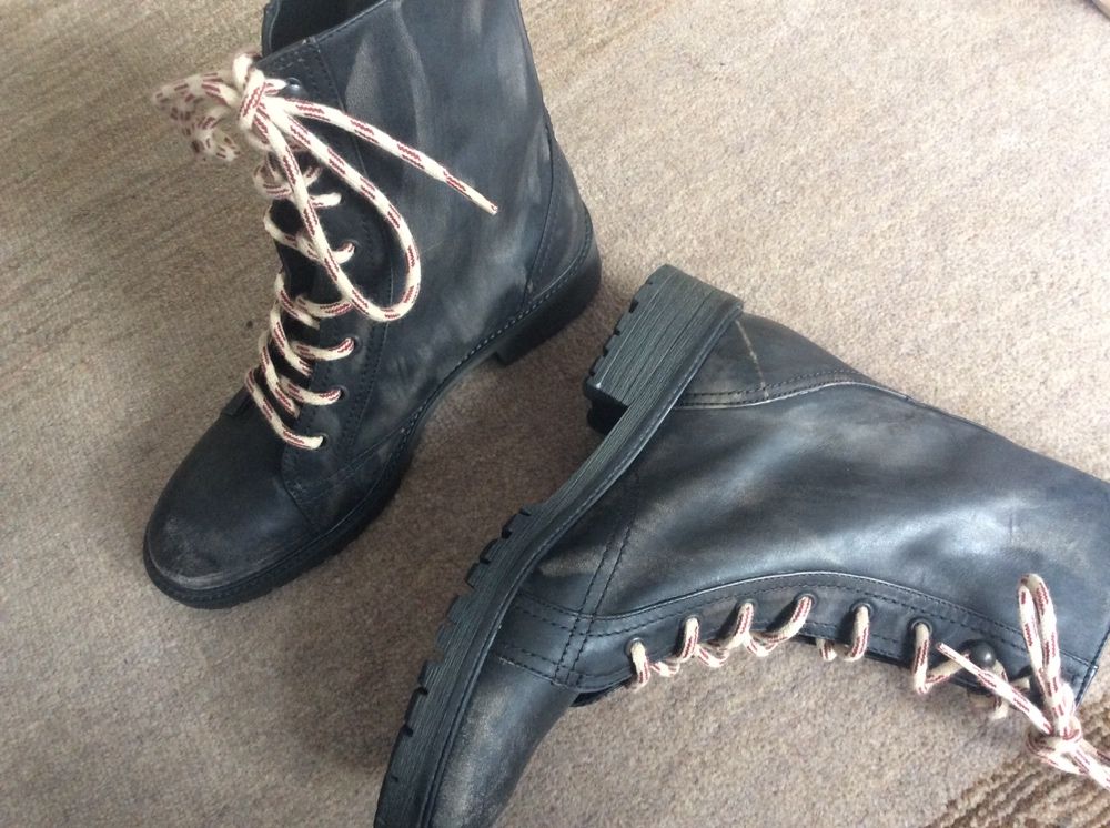 Botas estilo militar Zara 38