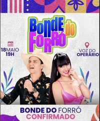 Vendo dois bilhetes, Bonde do Forró Lisboa