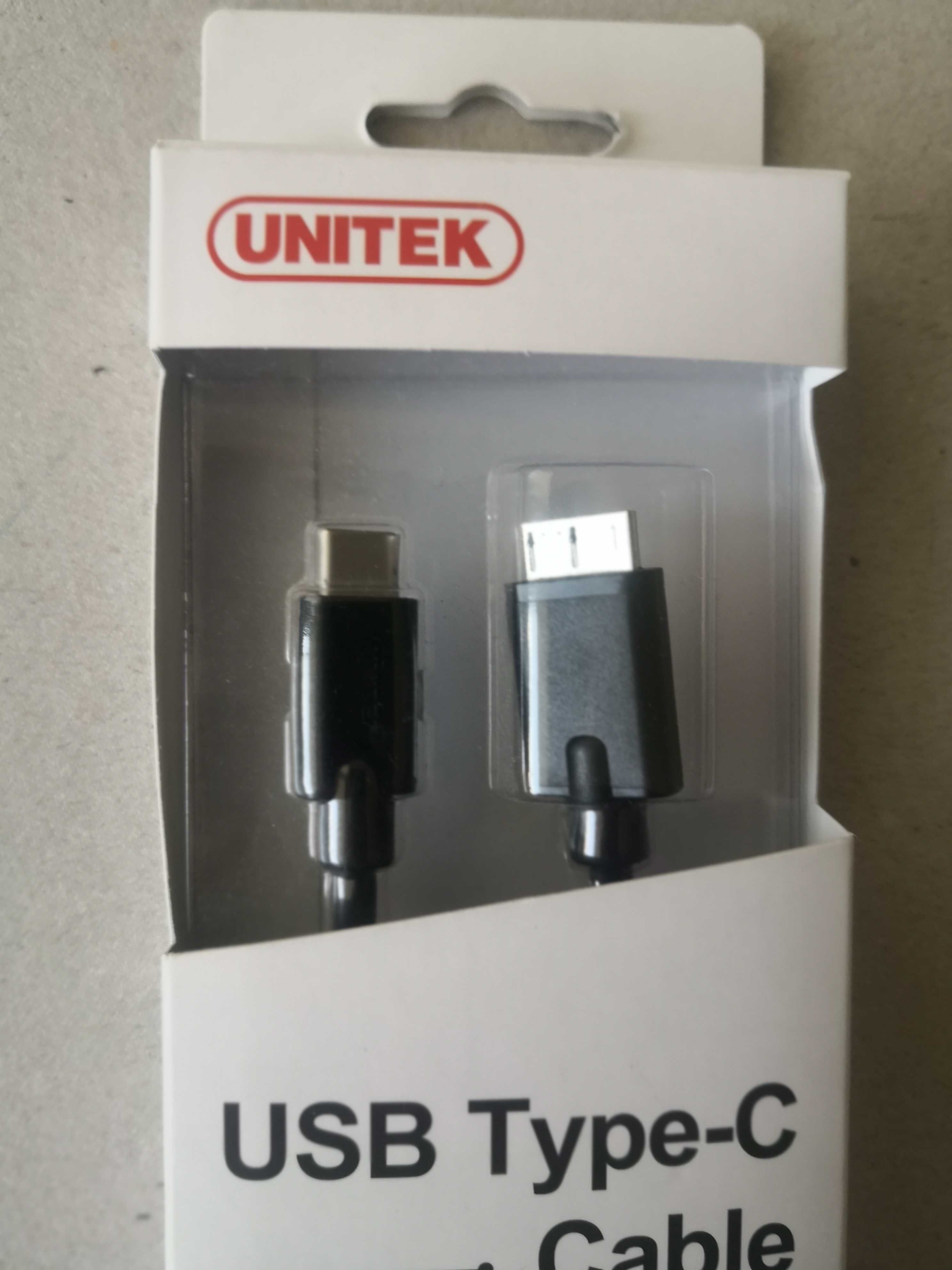 Kabel USB c  USB B, usbc usbb USB-c USB-B kabelek nowy UNITEK