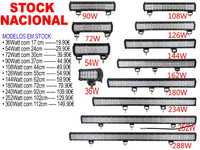 Barras projectores LED 18W / 36w / 72w / 90w / 108w / 126w / 180w / 24