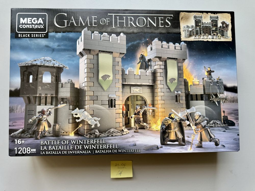 Zamek Winterfell Mega Construx GMN75 Game of Thrones Gra o Tron