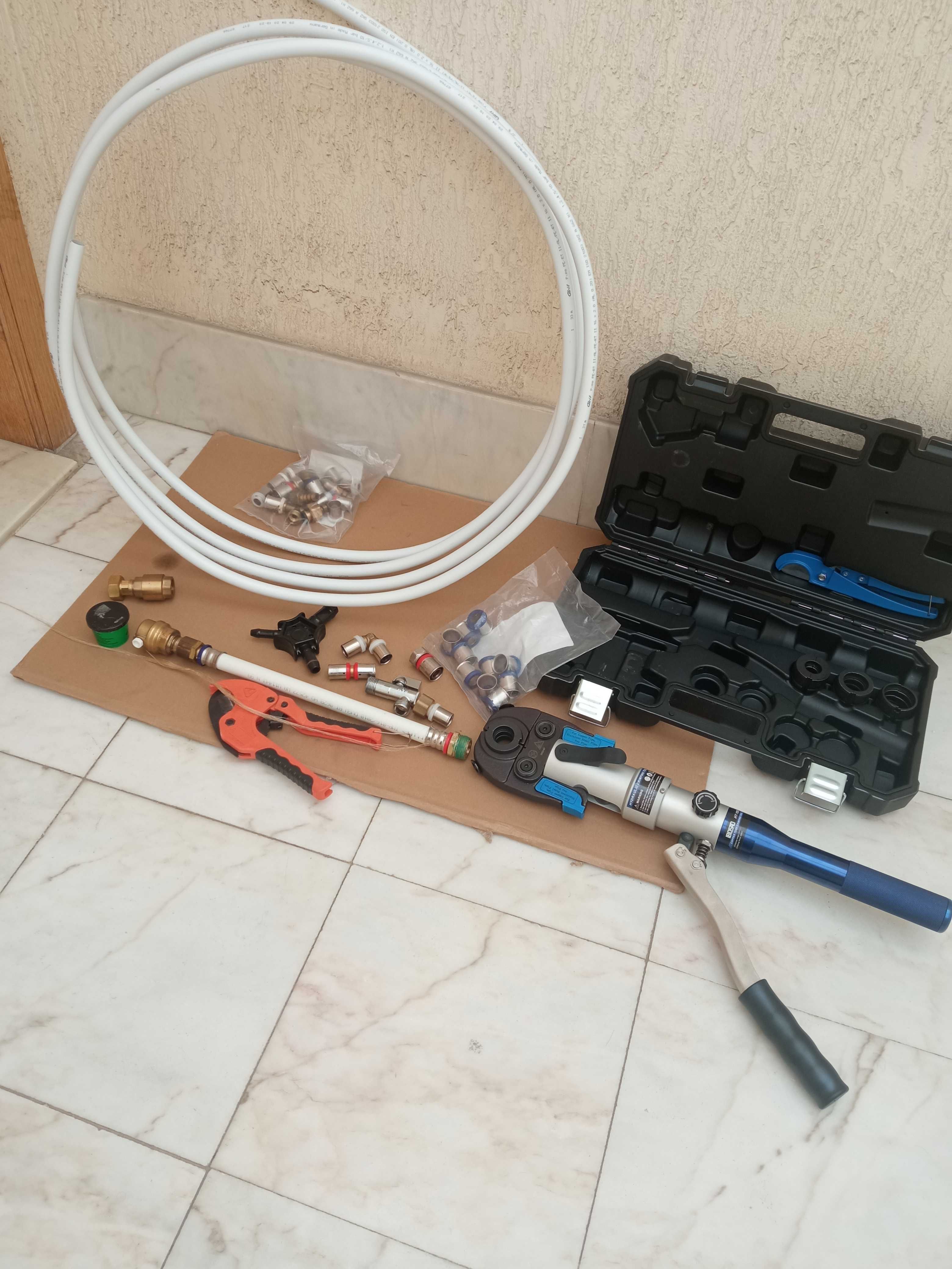 Montagem tubo multicamada Margem Sul