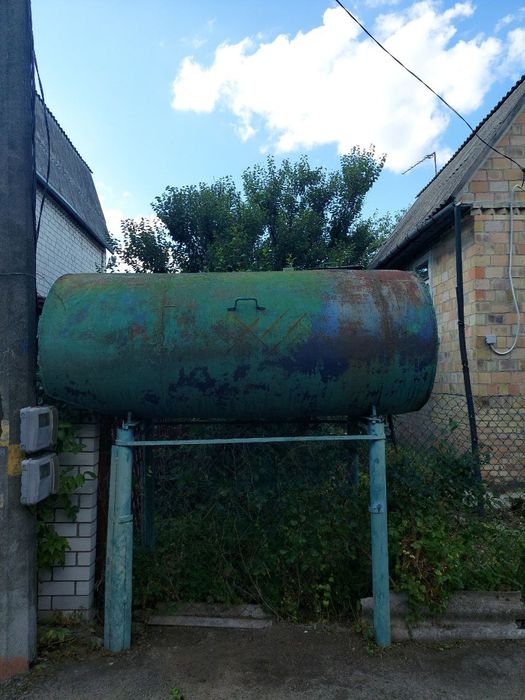 Металева бочка 245×105 см