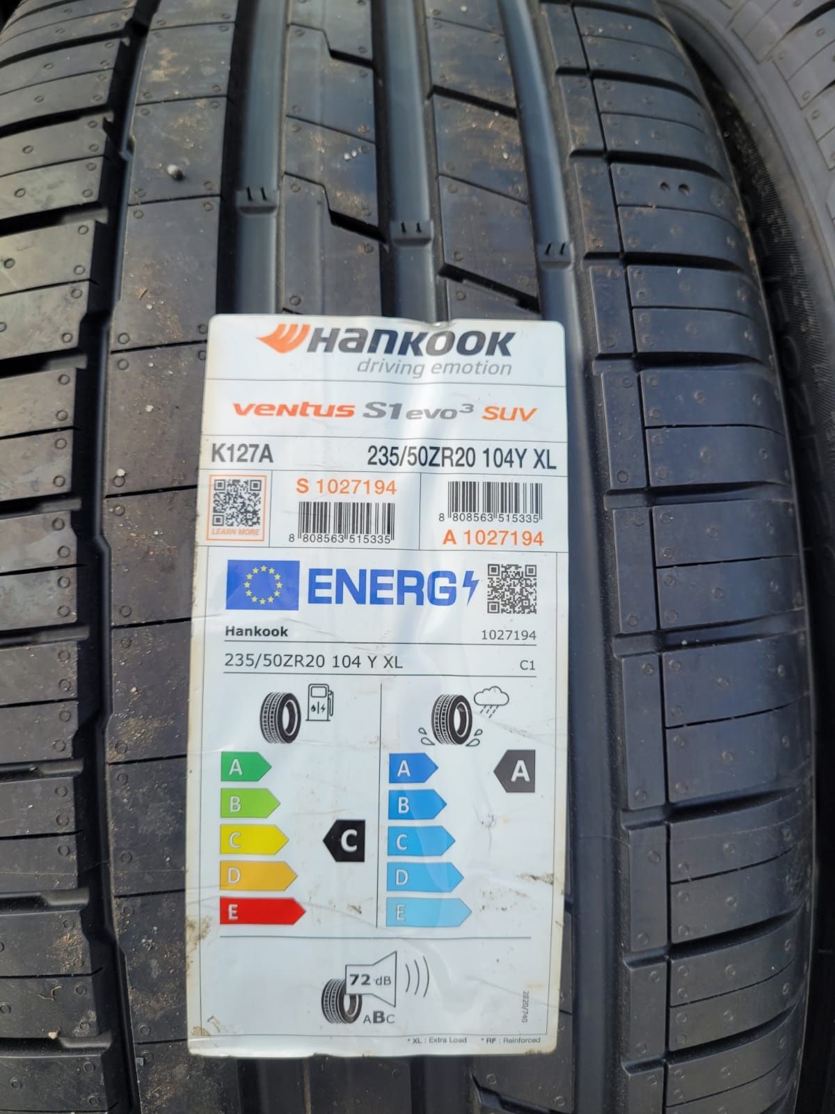 Opony letnie 235/50/20 104y hankook ventus evo3