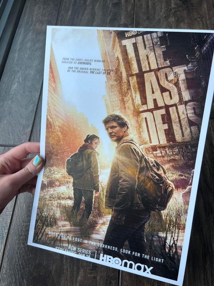 Plakat A4 kodak the last of us gra