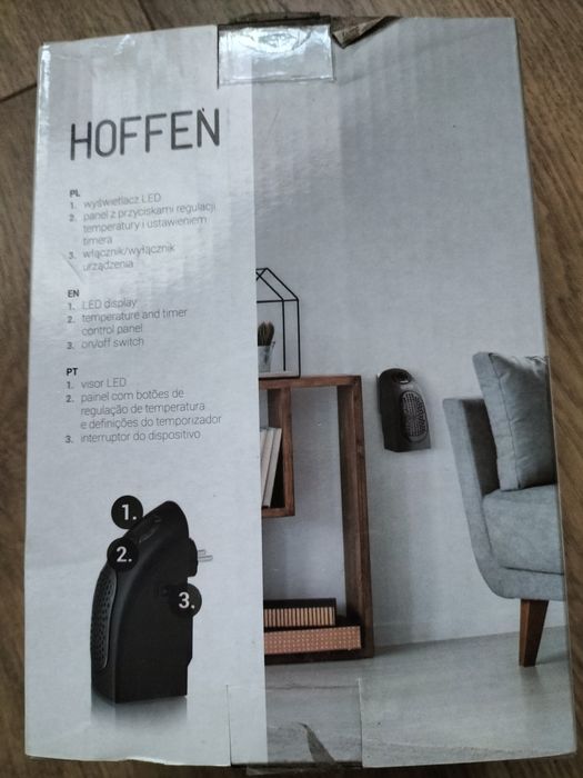 Hoffen, kompaktowy ogrzewacz ceramiczny
