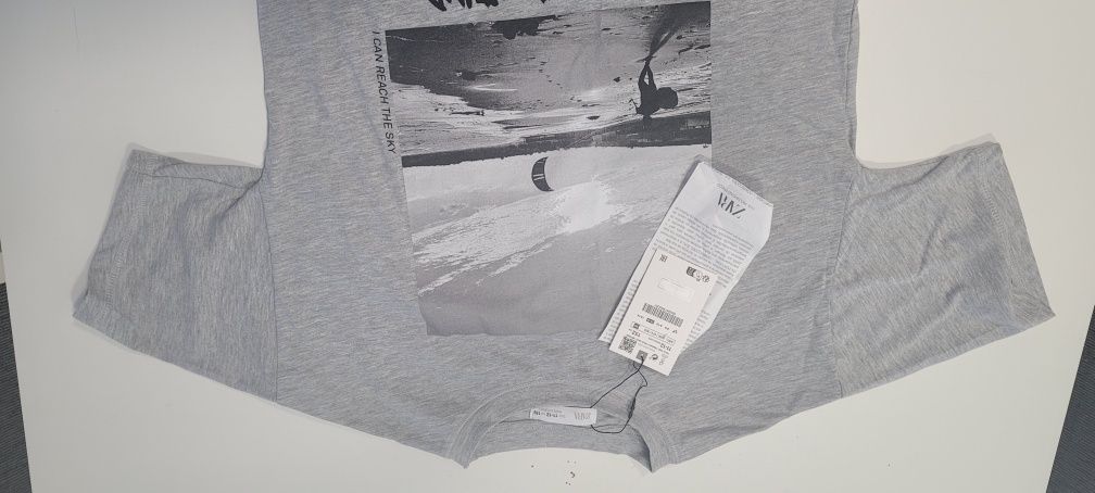 Conjunto novo T-shirt e calções de ganga Zara