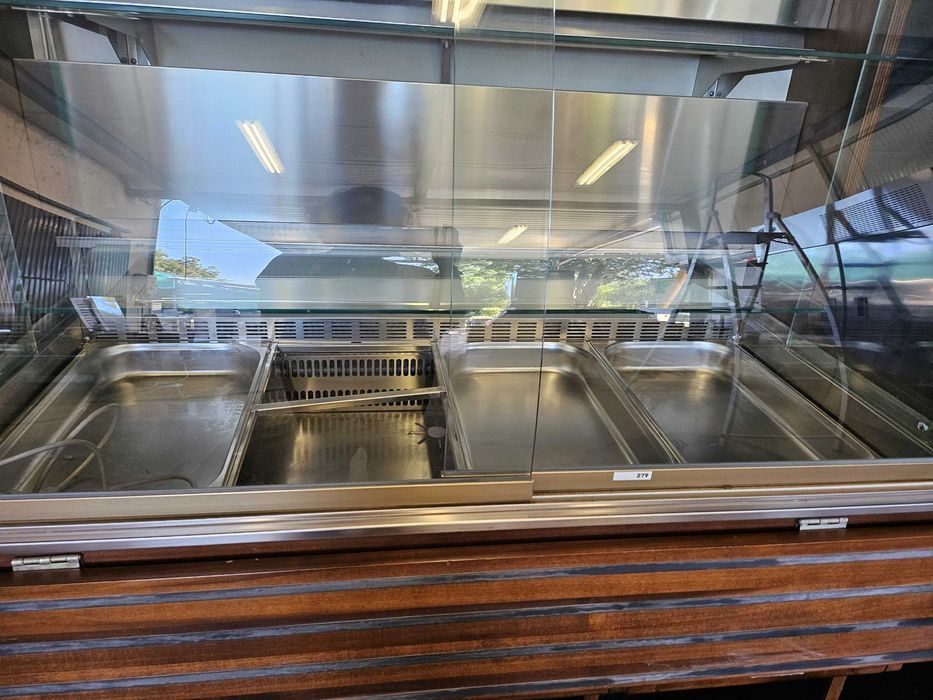 Expositor refrigerado para carne, peixe ou marisco