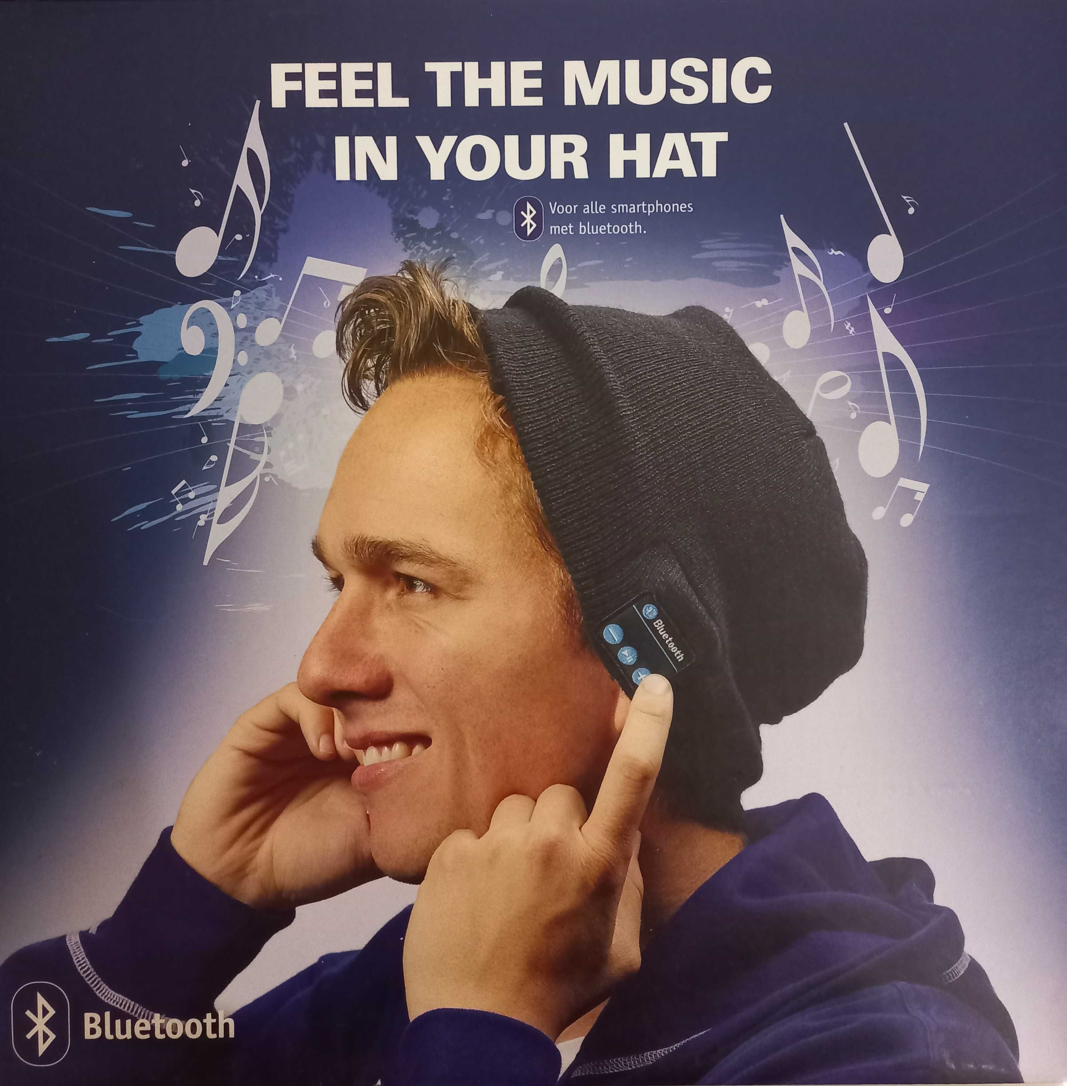 Шапка з Bluetooth навушниками і мікрофоном (шапка з гарнітурою)