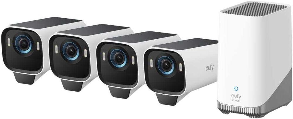 Kamera zewnętrzna Eufy Eufycam S3 Pro  MaxColor Zestaw 4-kamer Homekit