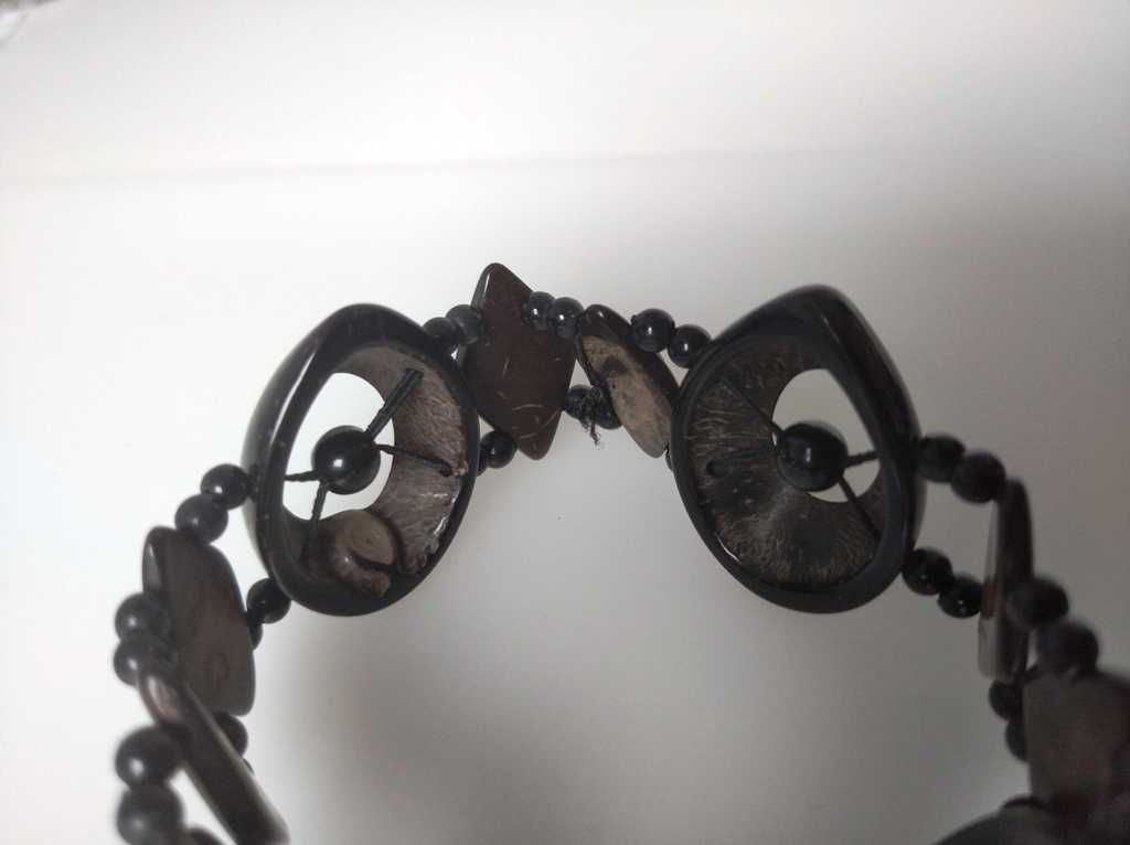 Pulseira étnica em fibra de coco