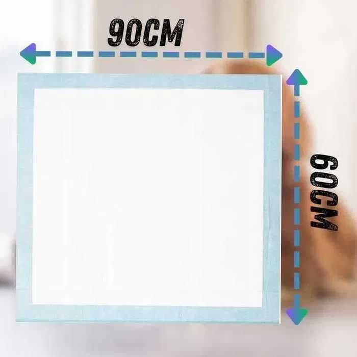 50x DUŻE MATY HIGIENICZNE DLA PSA 90x60 podkłady do nauki sikania
