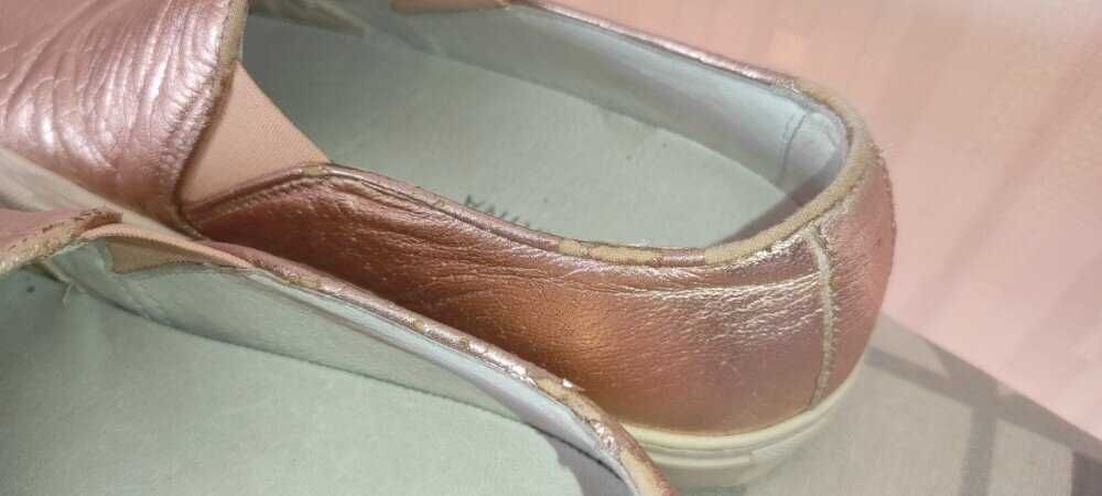 Кеды слипоны Мокасины туфли 40 размер на узкую ножку