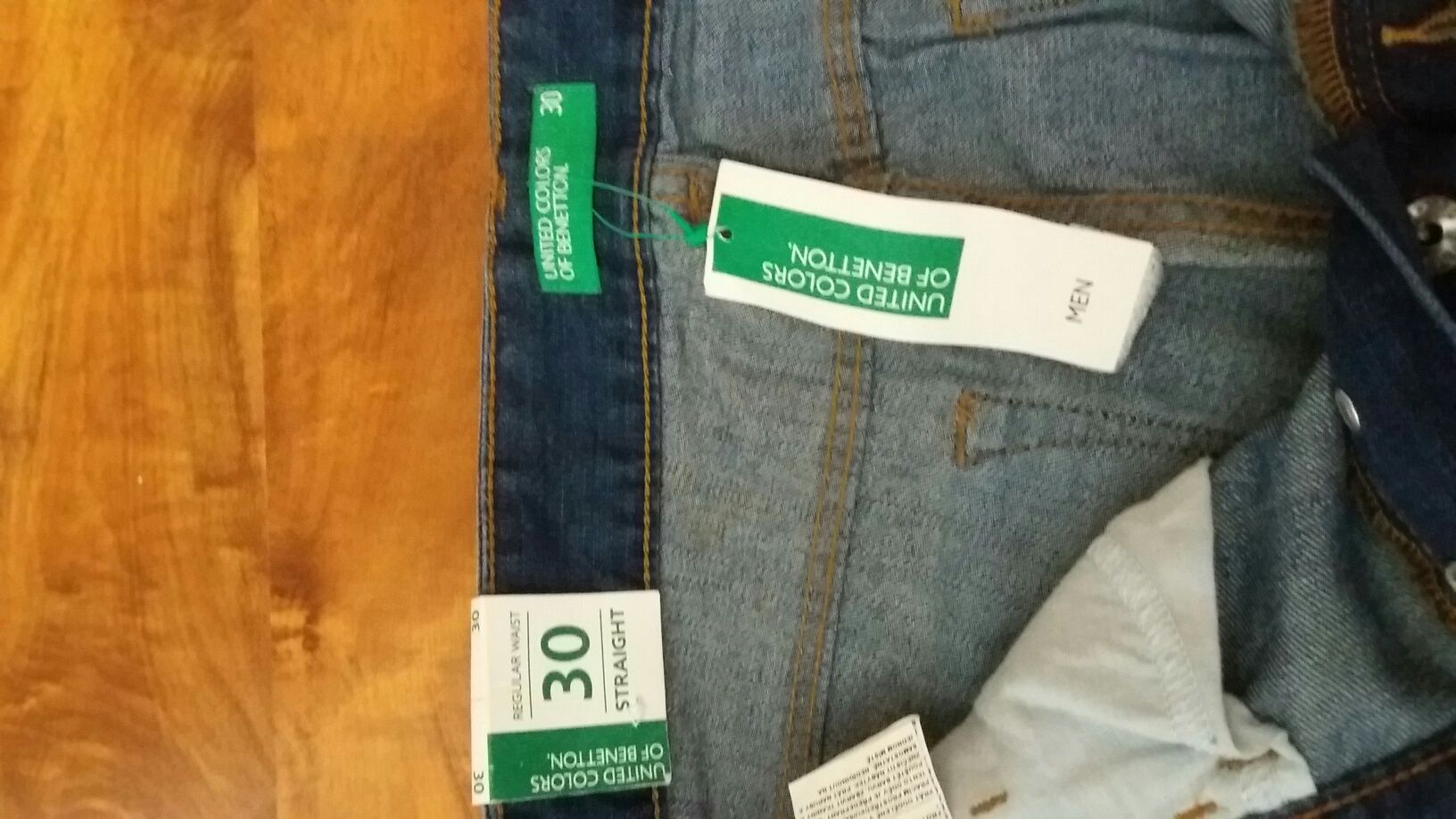 Dżinsy męskie United Colors of Benetton NOWE z metką W30