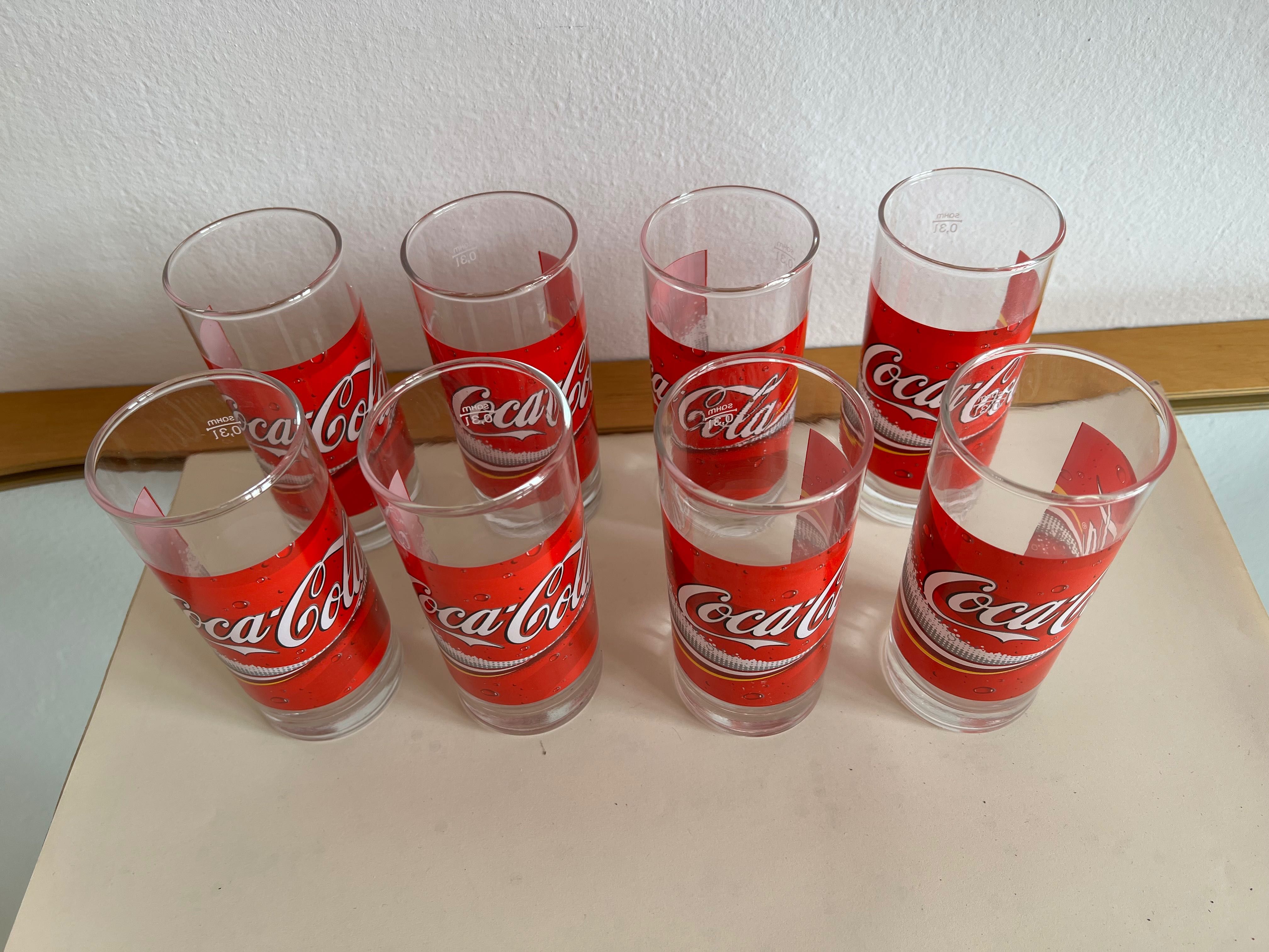 Szklanki Coca -Cola X 8  nowe