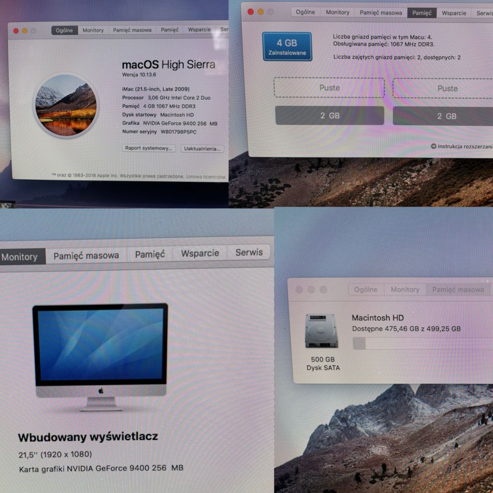 iMac 21" Late 2009 + Magic Keyboard + Magic Mouse