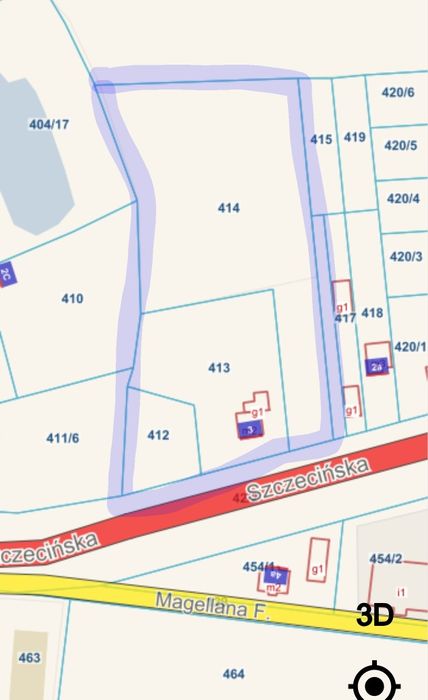 Działka Kobylanka z MPZP 7981 m2